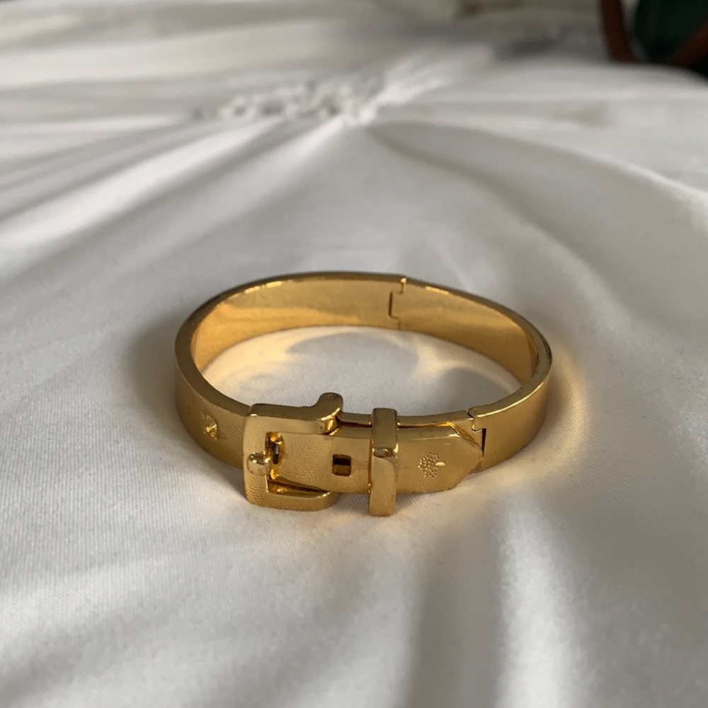 Mulberry Gold Belt Buckle Bangle Bracelet